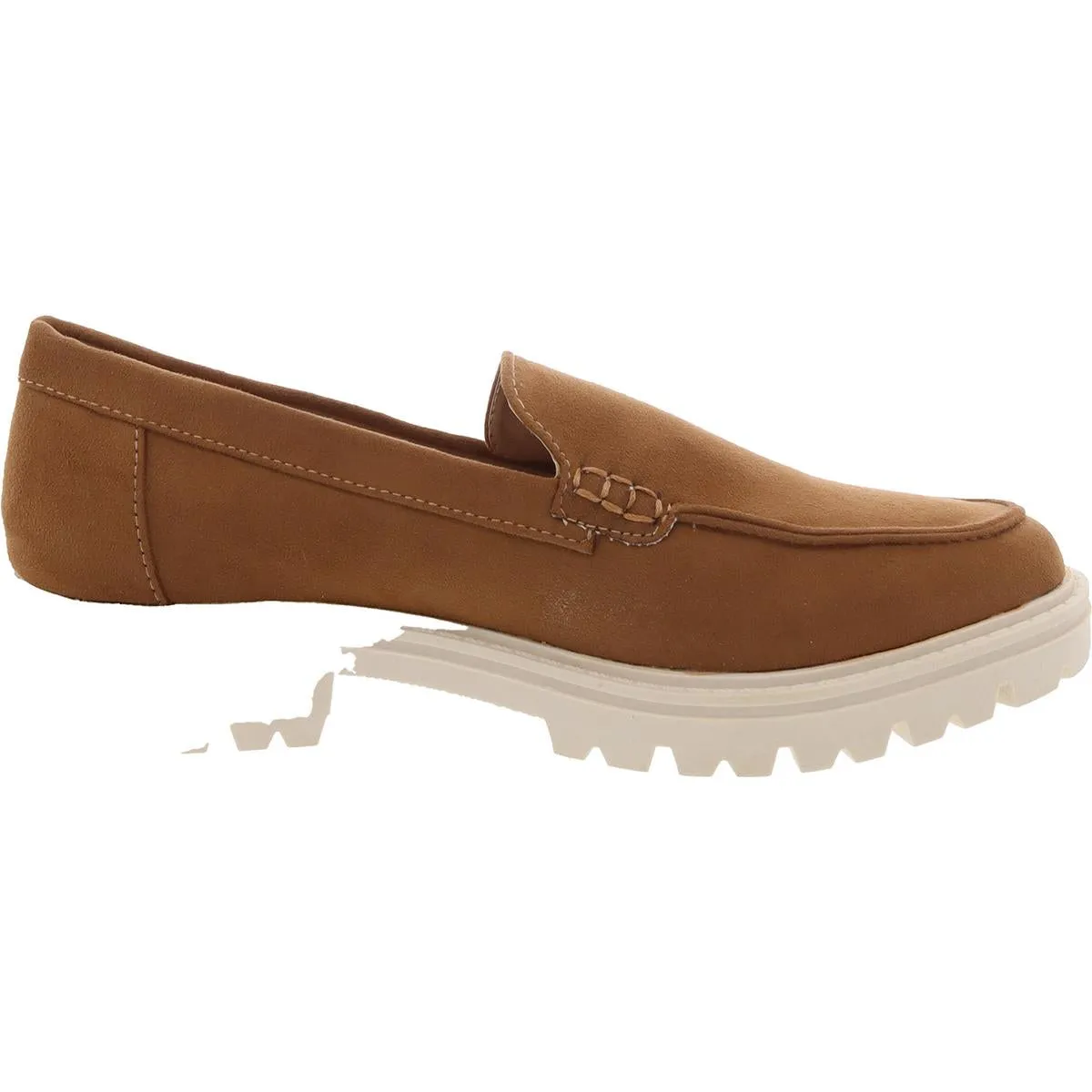Journee Collection Womens Solid Suede Loafers