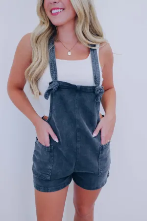 ***Kami Comfy Tie Knot Shortalls - 7 Colors SAMPLE