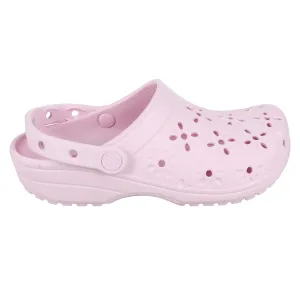 Kids' Floral Cut-Out Clog