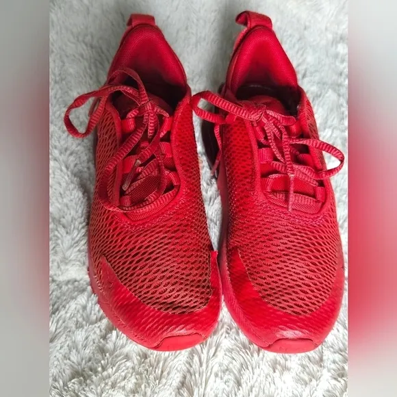 Kid's Nike Air Max 270 Red Sneakers, Size 12c