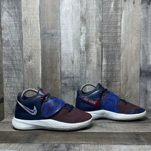 Kids Nike Kyrie Flytrap III Blue Red Athletic Low Basketball Sneakers Size 5 Y