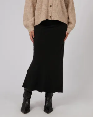Leyla Maxi Skirt Blk