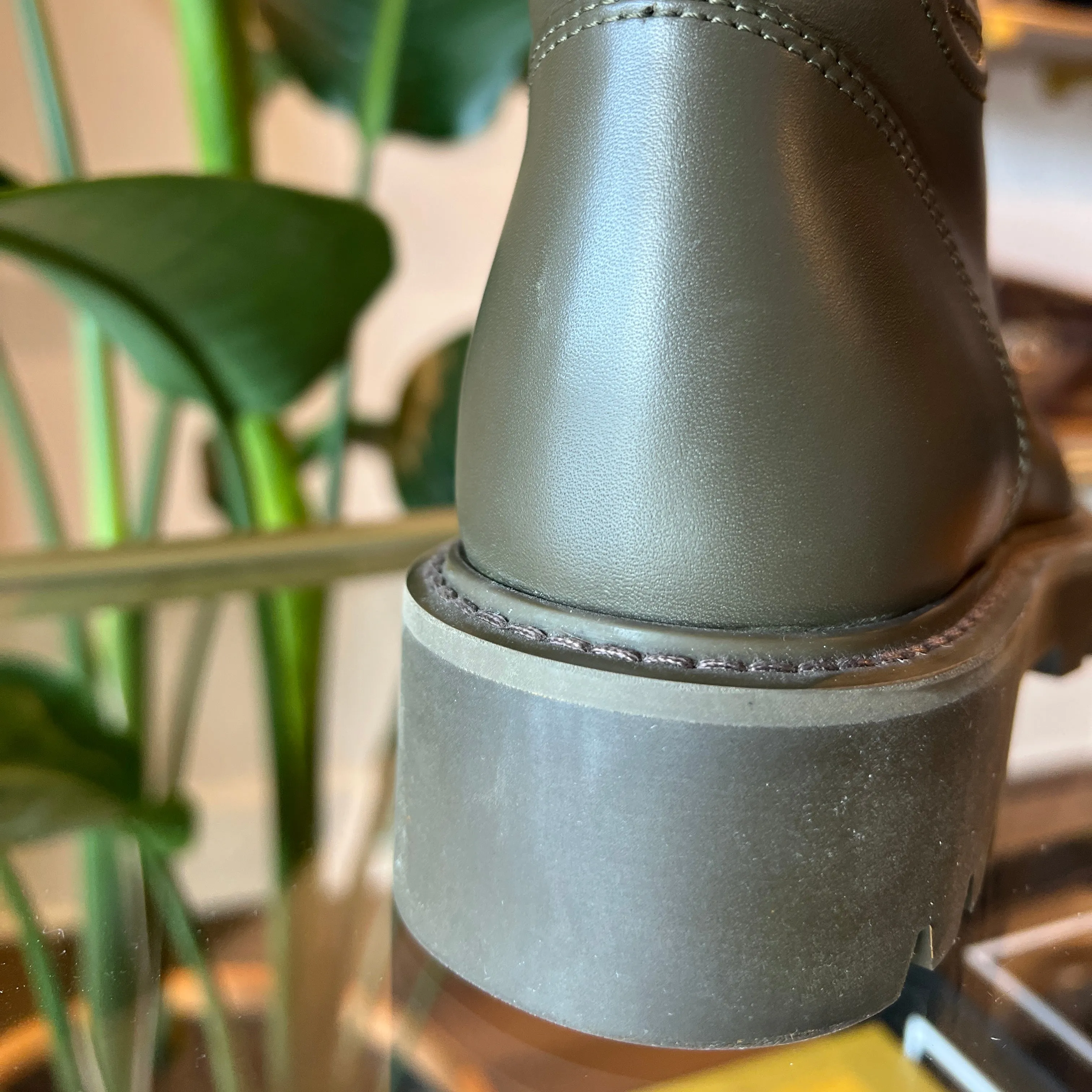 LOUIS VUITTON Military Green Territory Boots MA0261 36 US 5.5