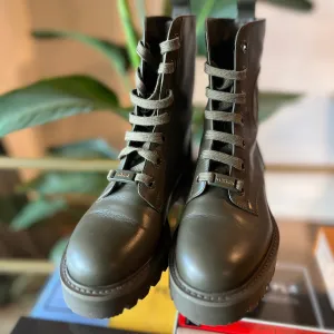 LOUIS VUITTON Military Green Territory Boots MA0261 36 US 5.5