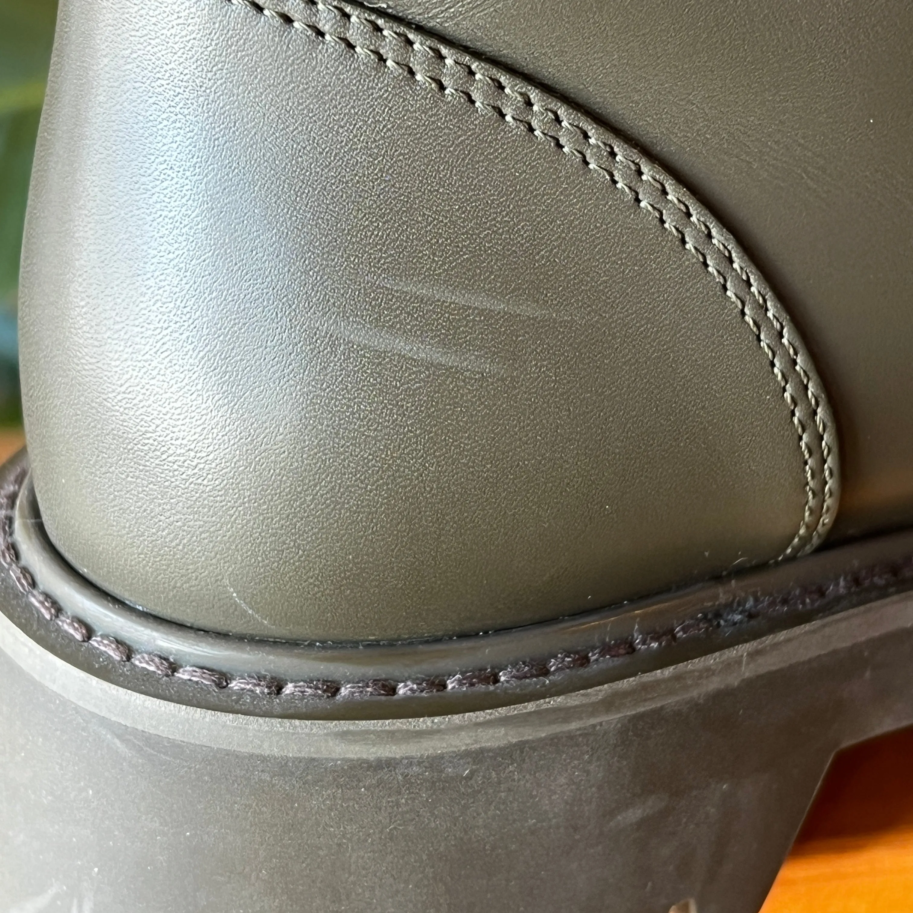 LOUIS VUITTON Military Green Territory Boots MA0261 36 US 5.5