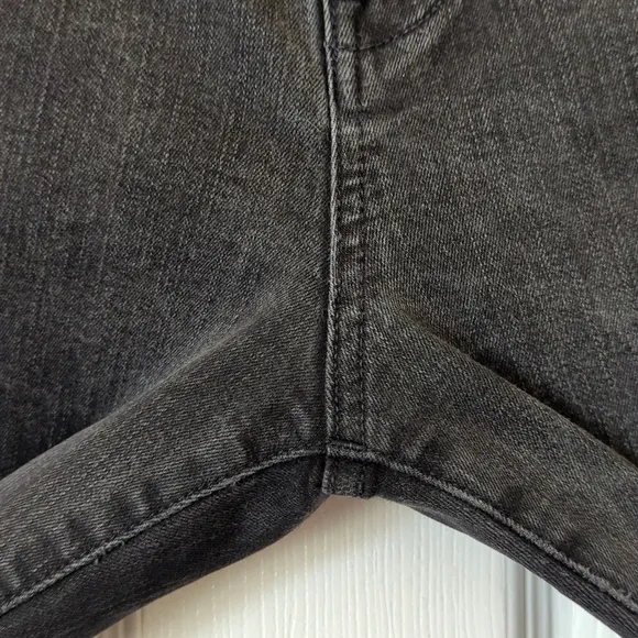 Madewell Classic High Waisted Super Slim Skinny Skinny Jeans Faded Black 30