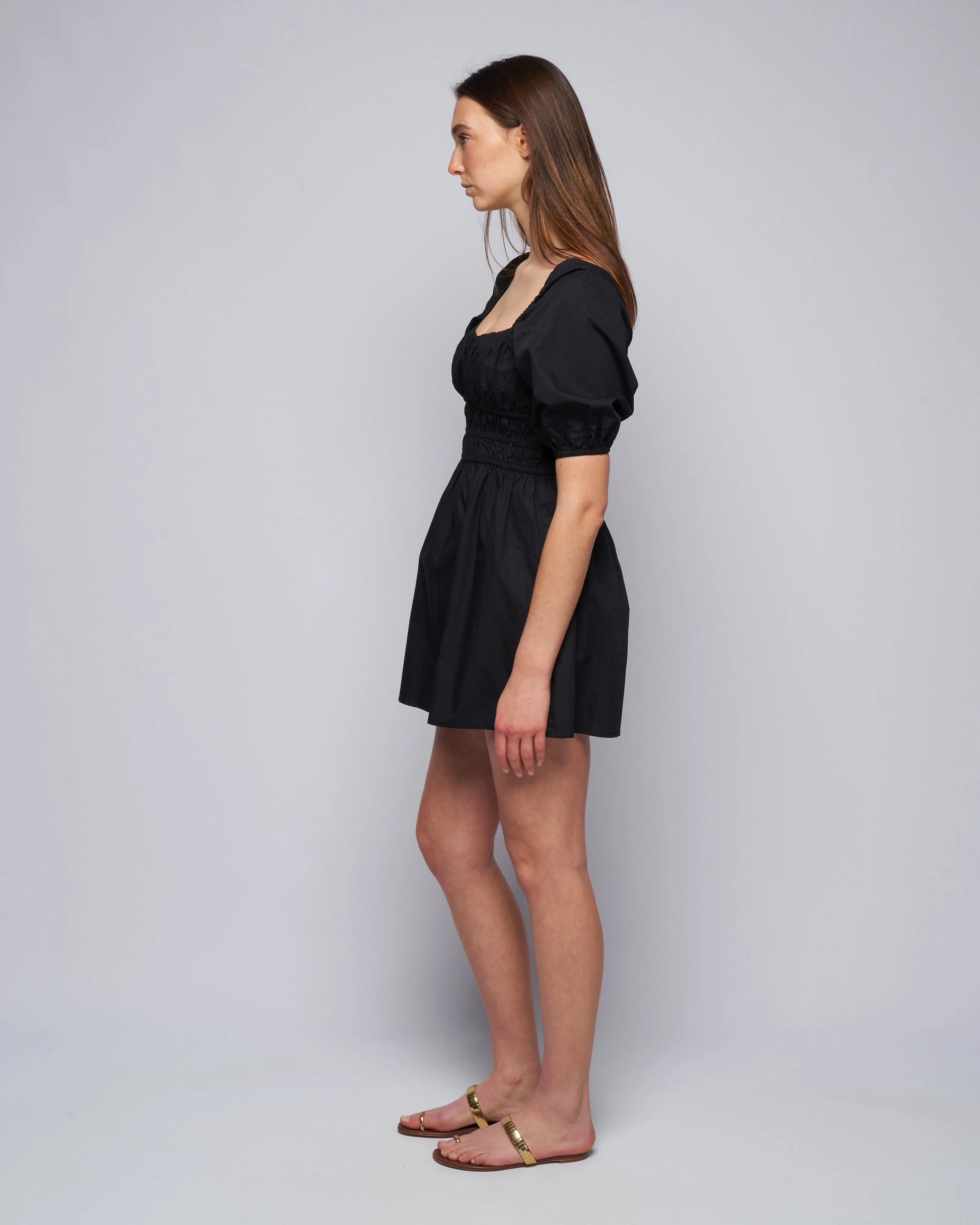 marinelli mini dress - black