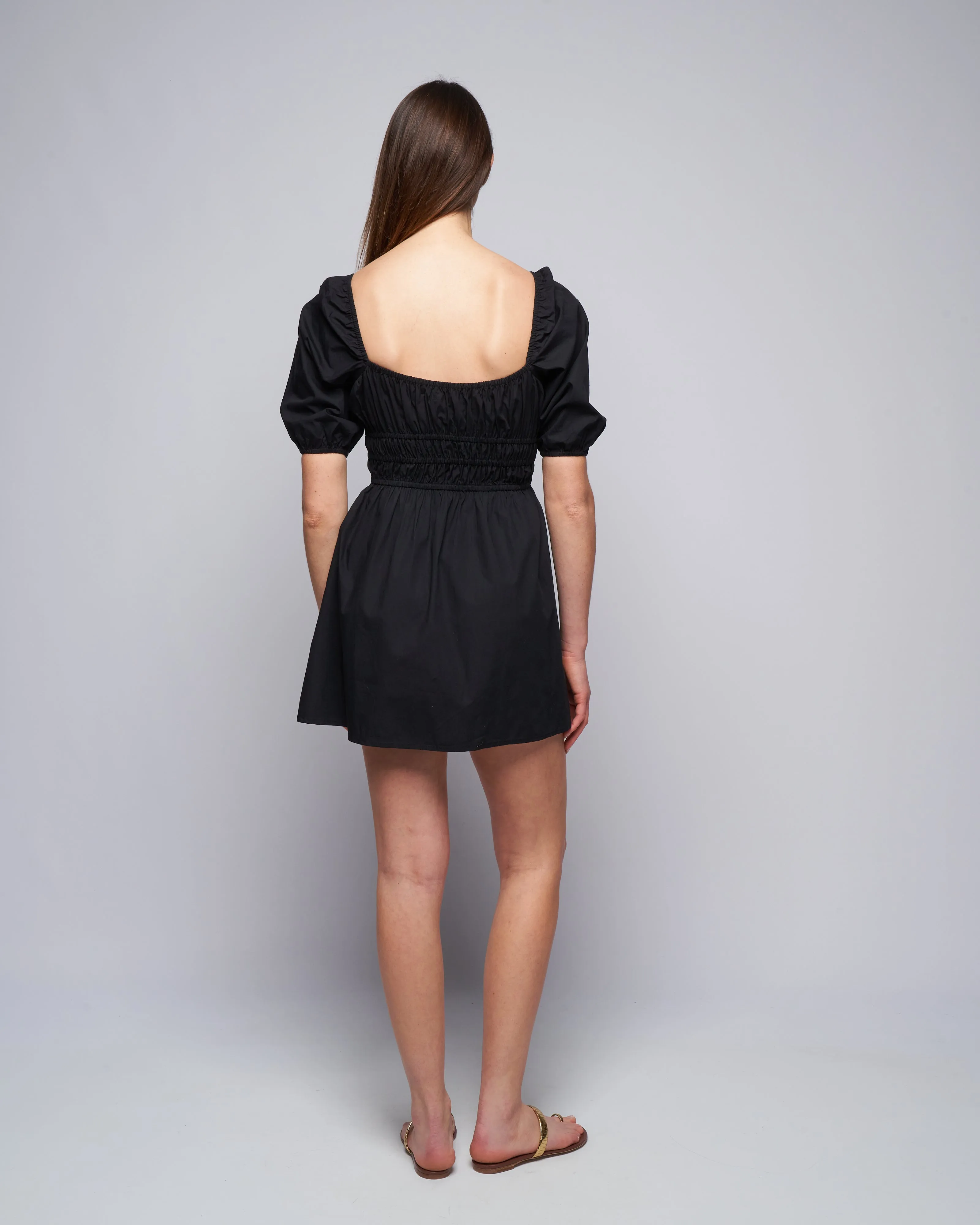 marinelli mini dress - black