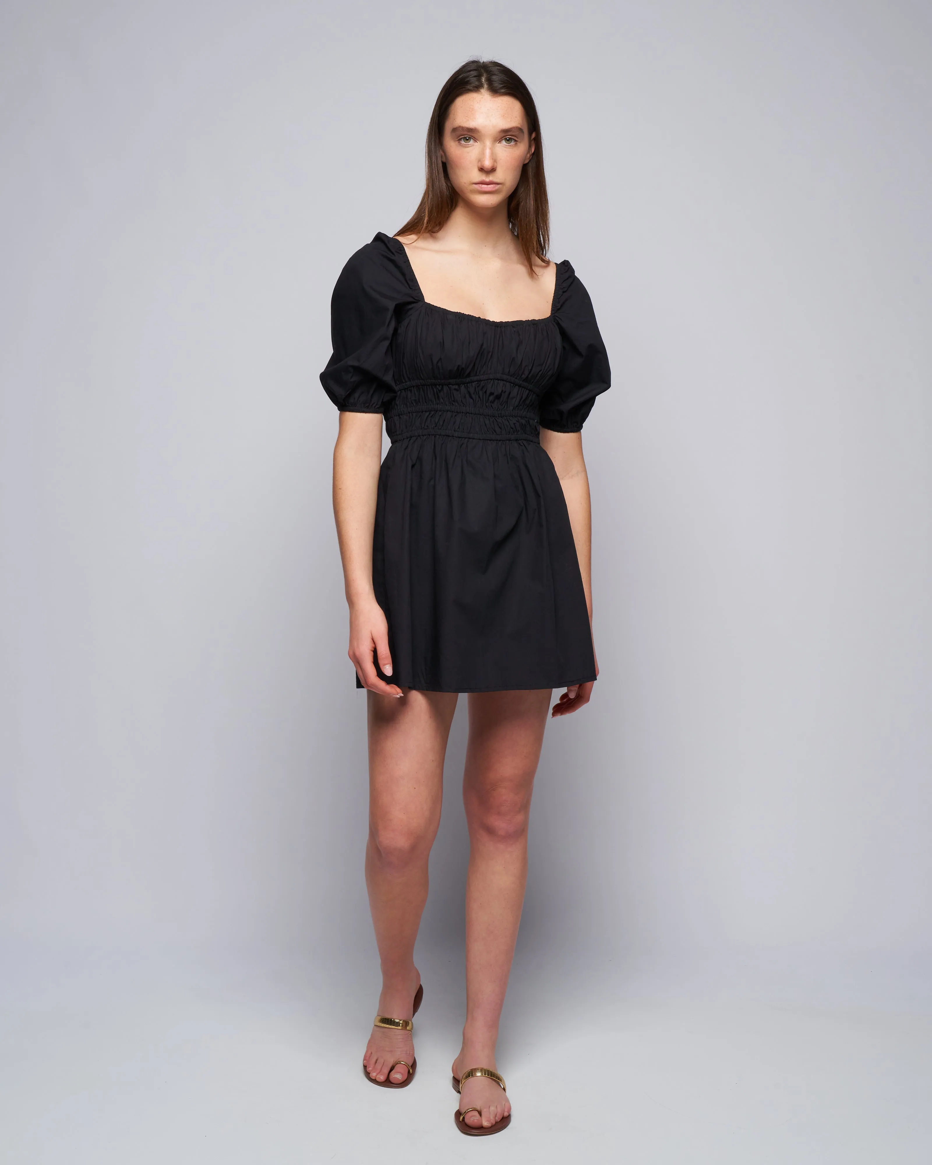 marinelli mini dress - black