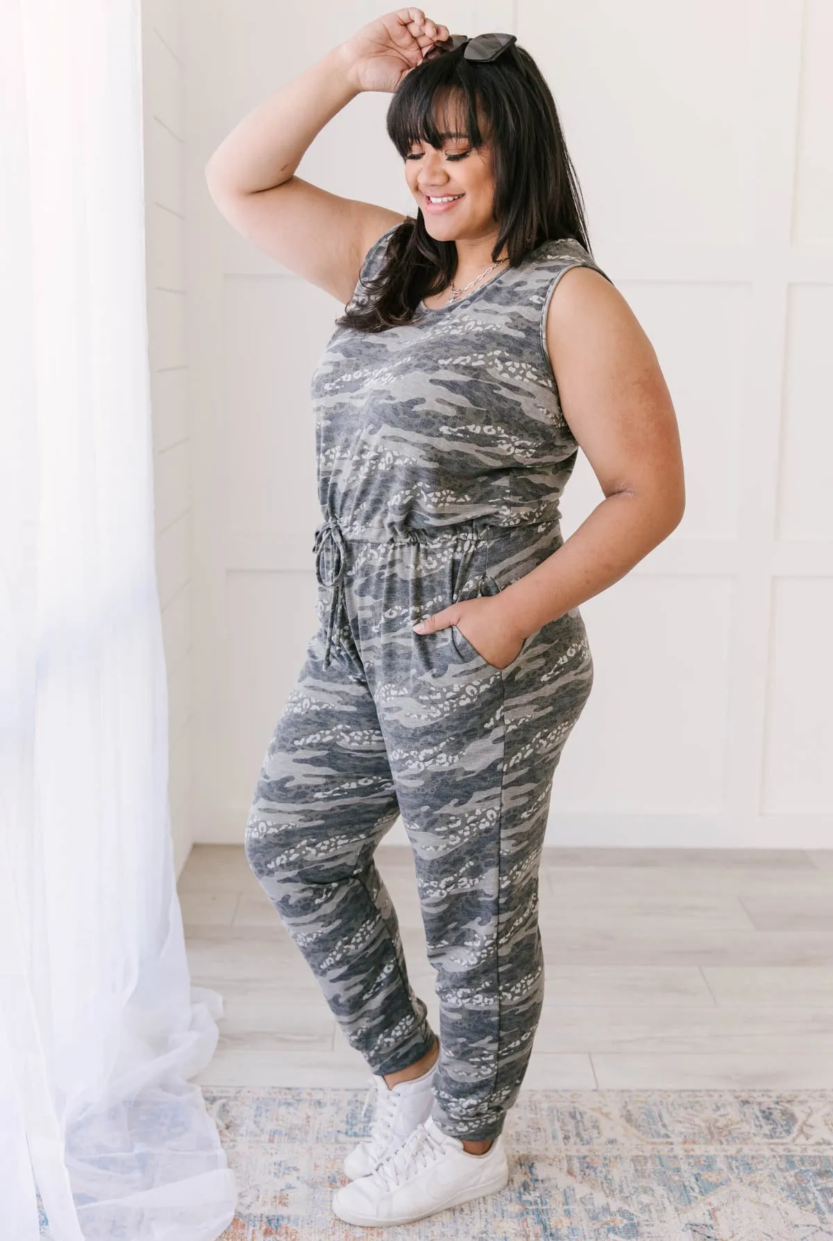 Megan Jumpsuit in Camo