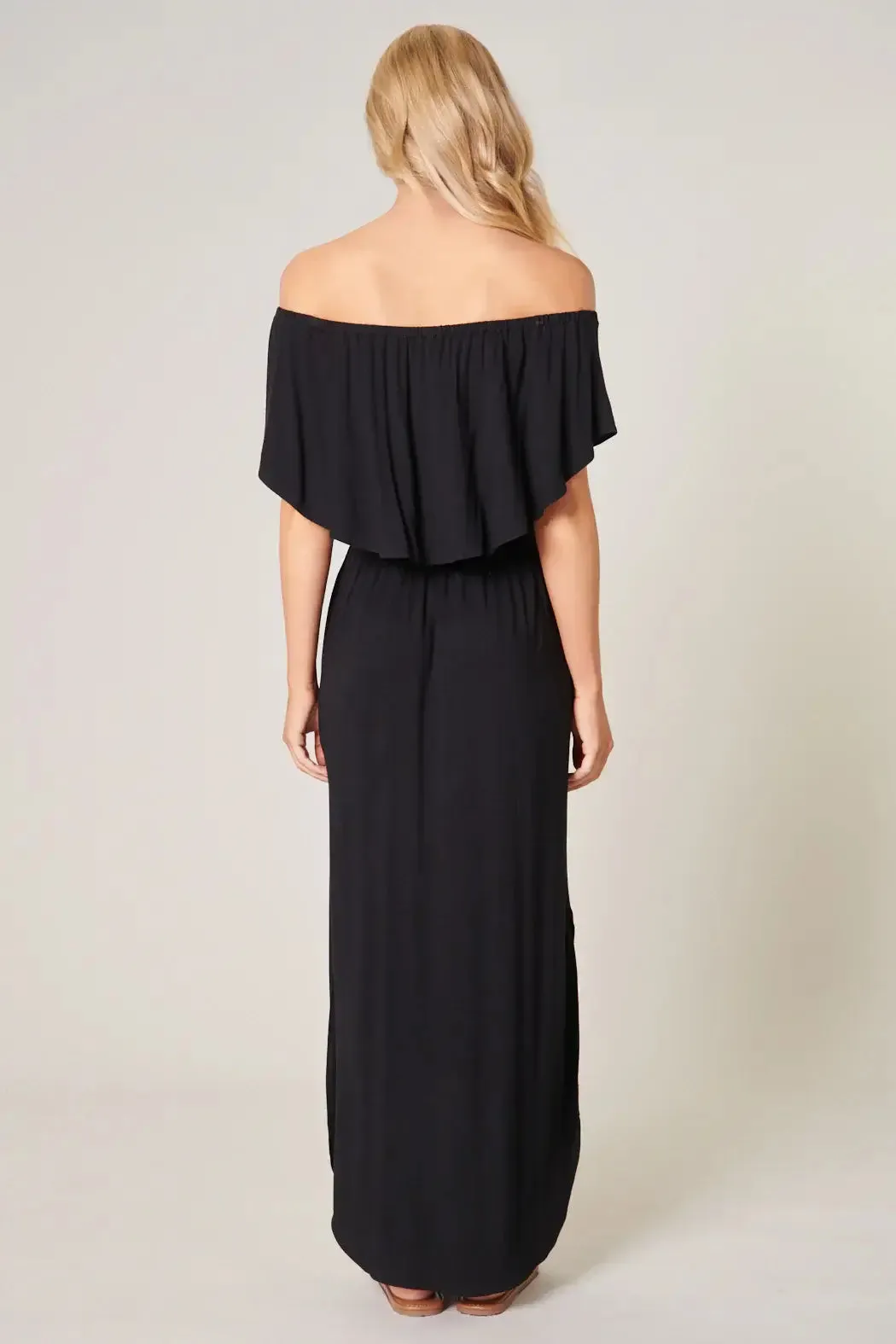 MIDNIGHT FLOW MAXI DRESS- SugarLips