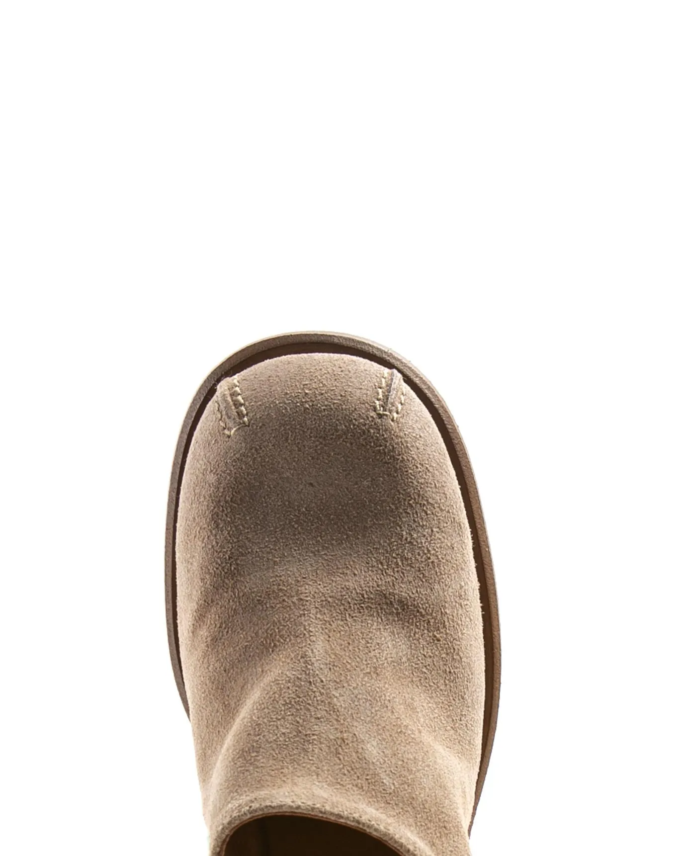MIND Tobacco Suede Clogs
