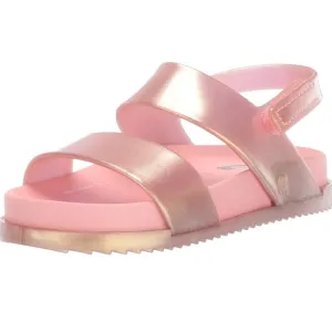 Mini Melissa Cosmic Sandals Rose Gold Size 5