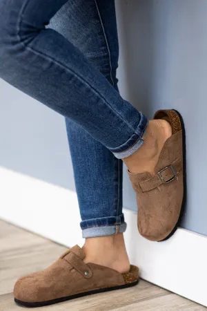 Mocha Slip On Clogs