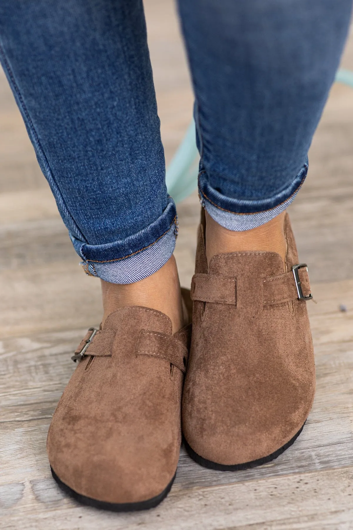 Mocha Slip On Clogs