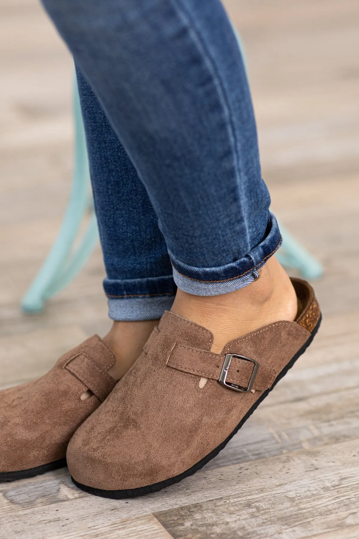 Mocha Slip On Clogs