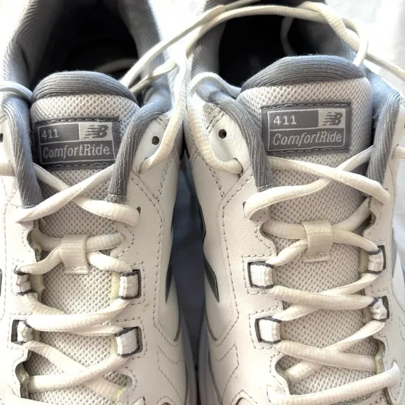 New Balance 411 V1 training sneakers white gray SZ 12 NWOT Extra wide Comfort