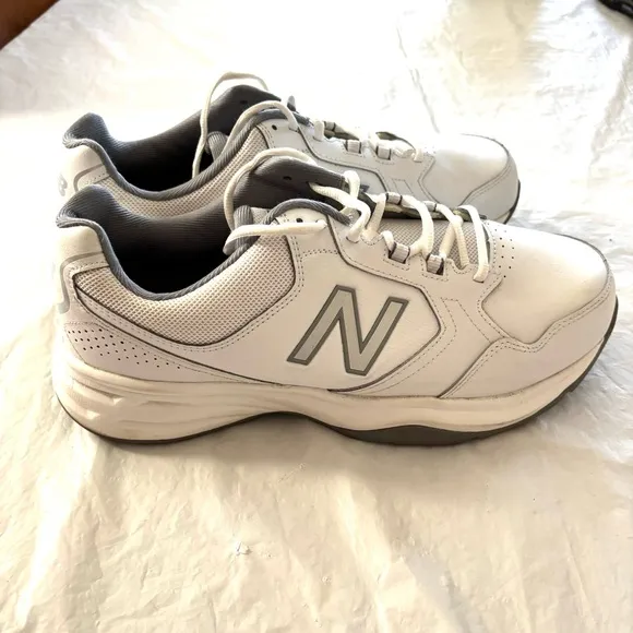 New Balance 411 V1 training sneakers white gray SZ 12 NWOT Extra wide Comfort