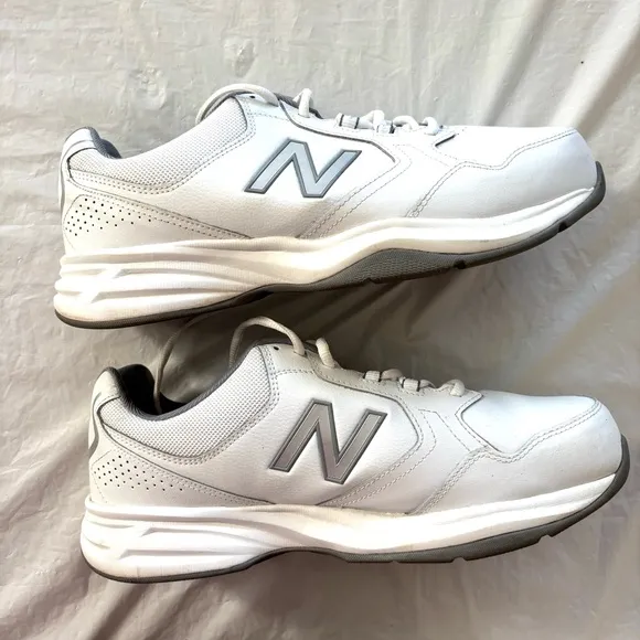New Balance 411 V1 training sneakers white gray SZ 12 NWOT Extra wide Comfort