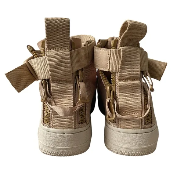 Nike Boys' SF Air Force 1 Mid Mushroom Youth Shoes Size 6Y Sneakers AJ0424-200
