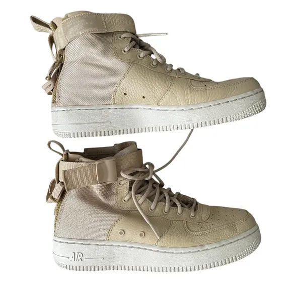 Nike Boys' SF Air Force 1 Mid Mushroom Youth Shoes Size 6Y Sneakers AJ0424-200
