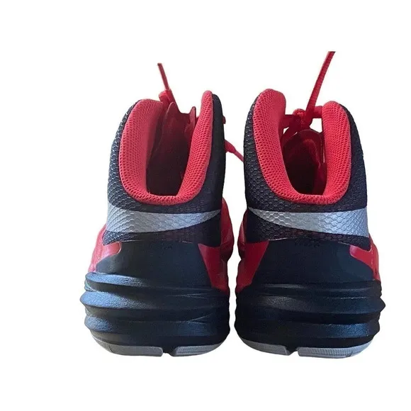 Nike Fusion Prime Hype DF 11 Mens Size US 6 Athletic Lace-UP Red Black Sneakers