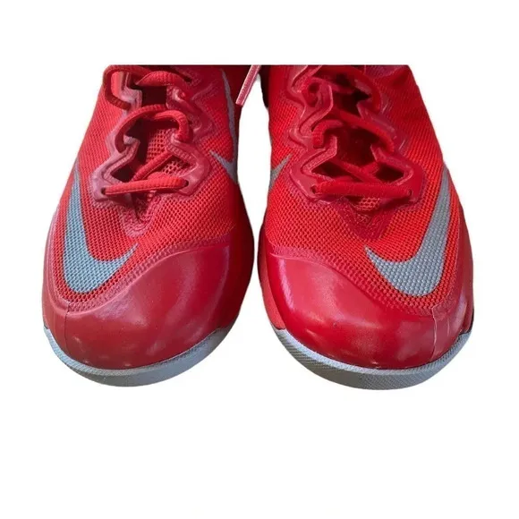 Nike Fusion Prime Hype DF 11 Mens Size US 6 Athletic Lace-UP Red Black Sneakers