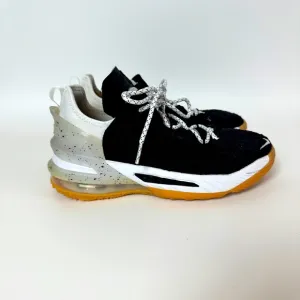 Nike Lebron XVIII‎ Grade School 4Y Black/White Gums Sneakers Shoes [CW2760-007]