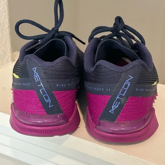 Nike React Metcon Turbo Blue Purple Training Sneakers CT1249-400 Womens Size 7