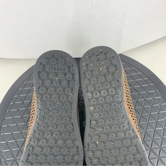 Nobull Sneakers Women Size 8 Training Shoes Brown Coffee Leather Cross Fit