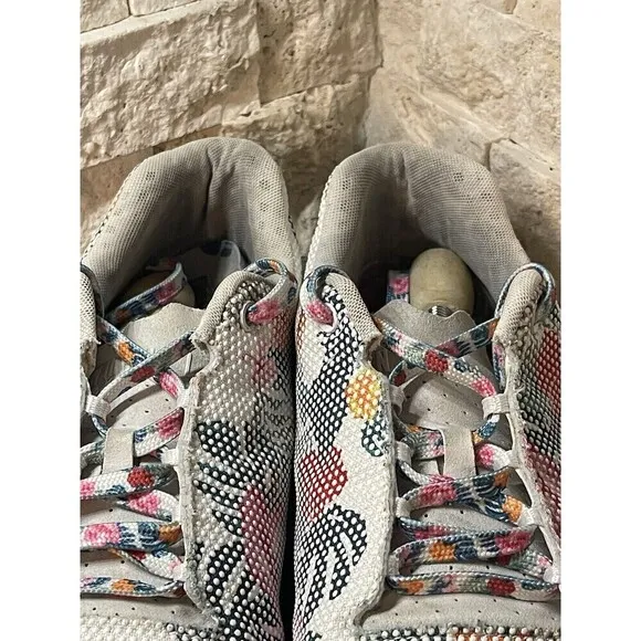 NoBull Tropical Sky Sneakers Mens 15 Sz Womens 16.5 Training Workout Floral