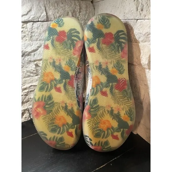 NoBull Tropical Sky Sneakers Mens 15 Sz Womens 16.5 Training Workout Floral