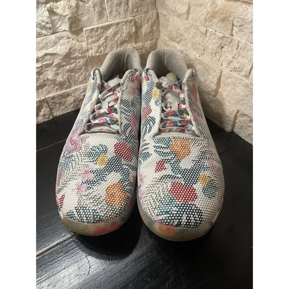 NoBull Tropical Sky Sneakers Mens 15 Sz Womens 16.5 Training Workout Floral