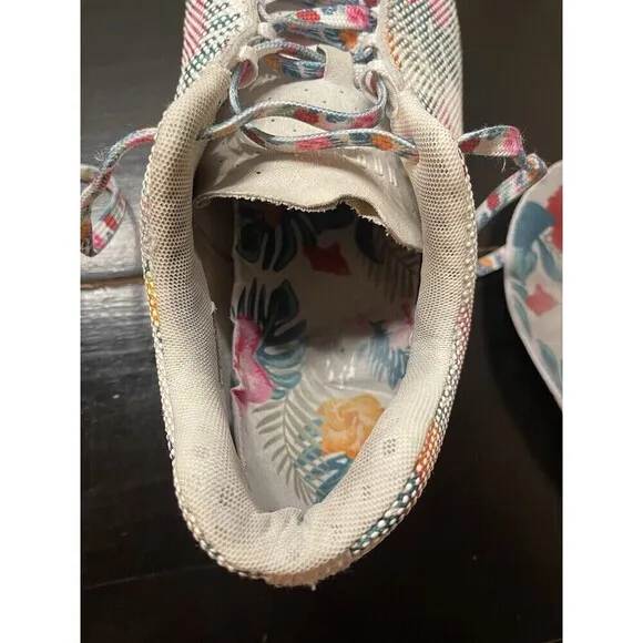 NoBull Tropical Sky Sneakers Mens 15 Sz Womens 16.5 Training Workout Floral