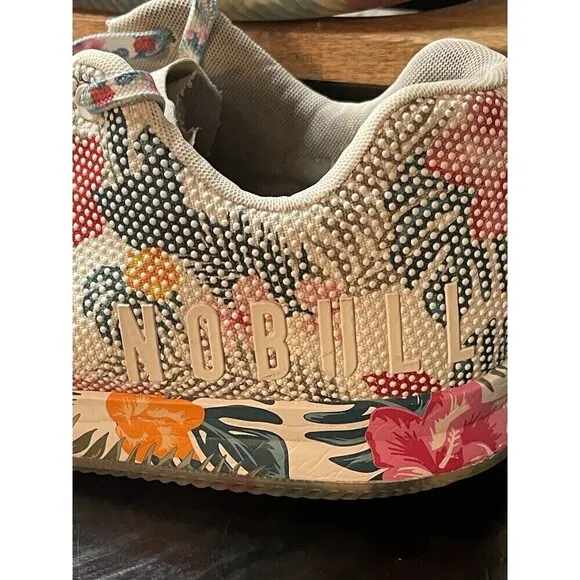 NoBull Tropical Sky Sneakers Mens 15 Sz Womens 16.5 Training Workout Floral