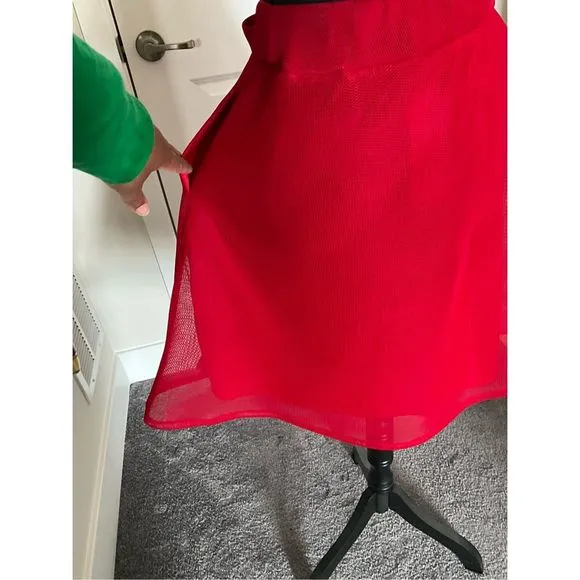 NWT Red Skater Skirt