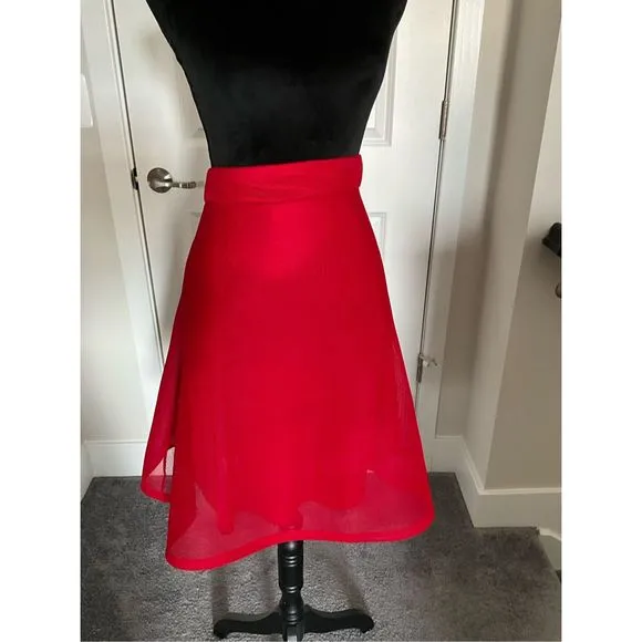 NWT Red Skater Skirt