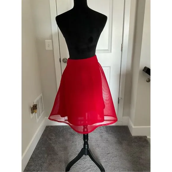 NWT Red Skater Skirt