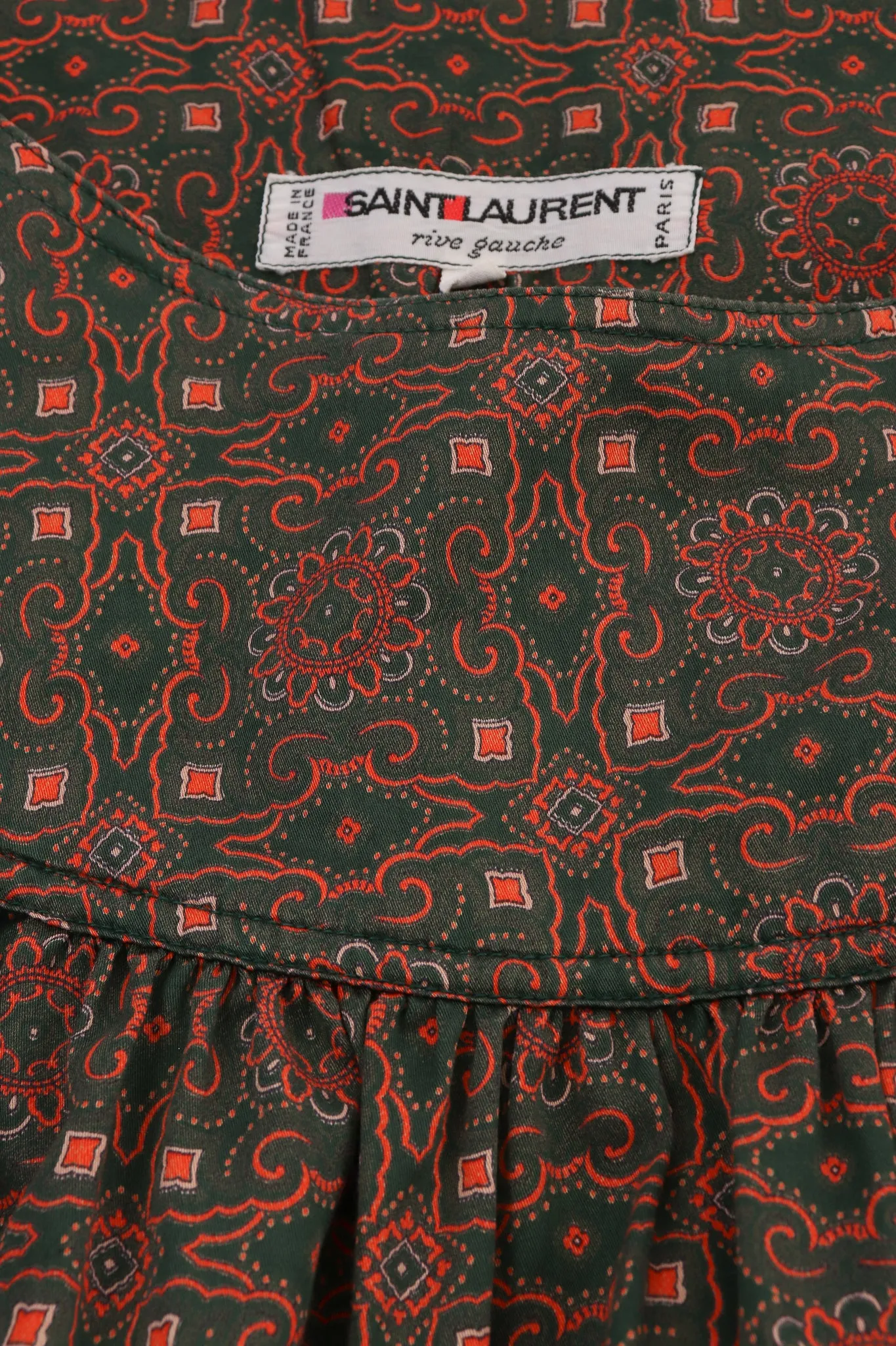 Olive Tile Print Tunic