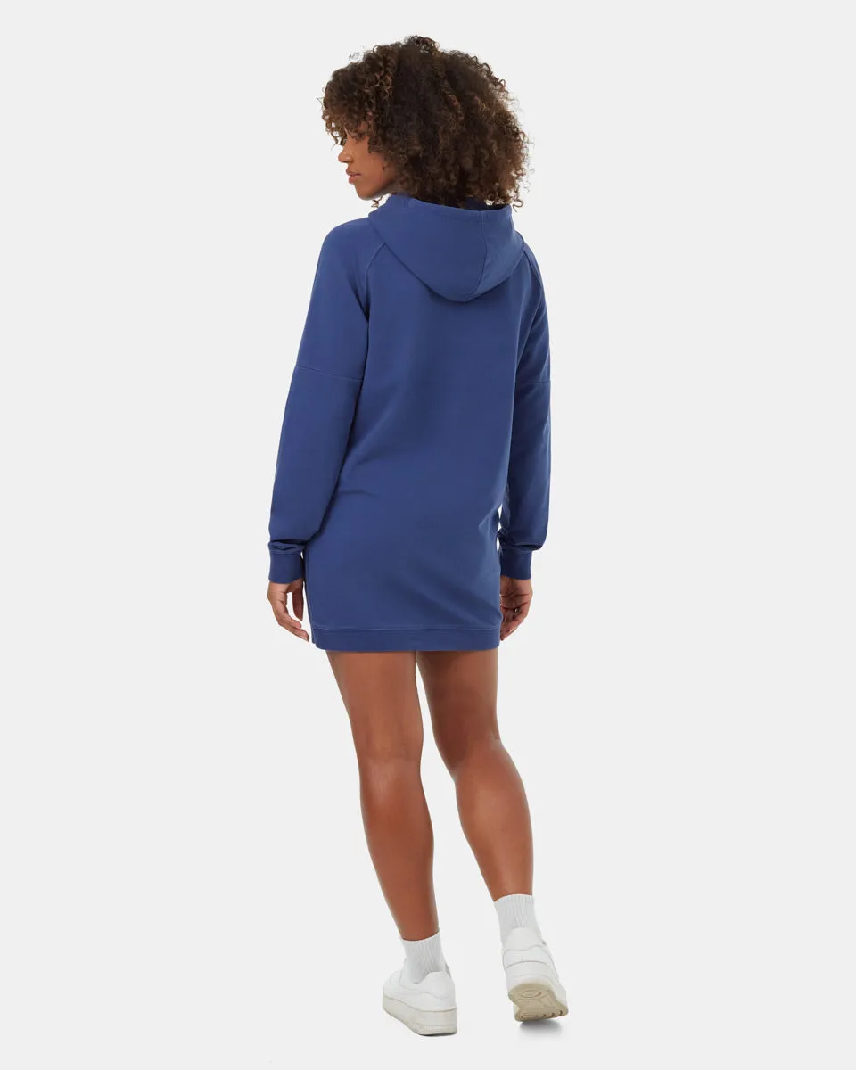 Oversized French Terry Hoodie Dress