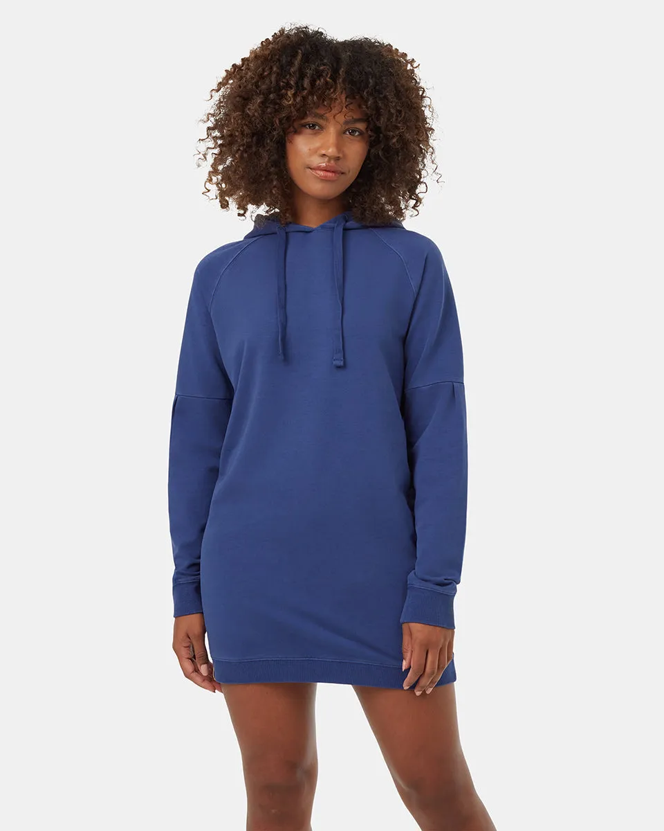 Oversized French Terry Hoodie Dress