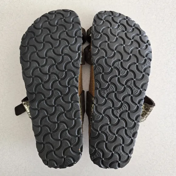 Papillio By Birkenstock Animal Print Sandals with Buckle EU 39 Size 8