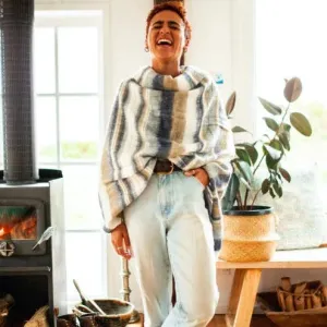 Poncho Tasman Stripe
