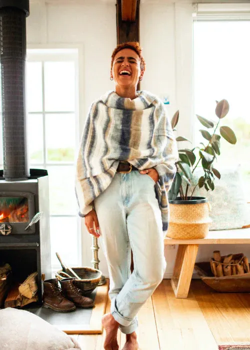 Poncho Tasman Stripe