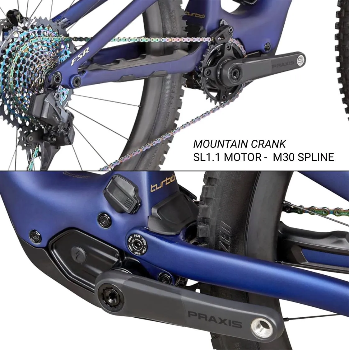 Praxis - Specialized SL1.1 M30 E-Bike Cranks