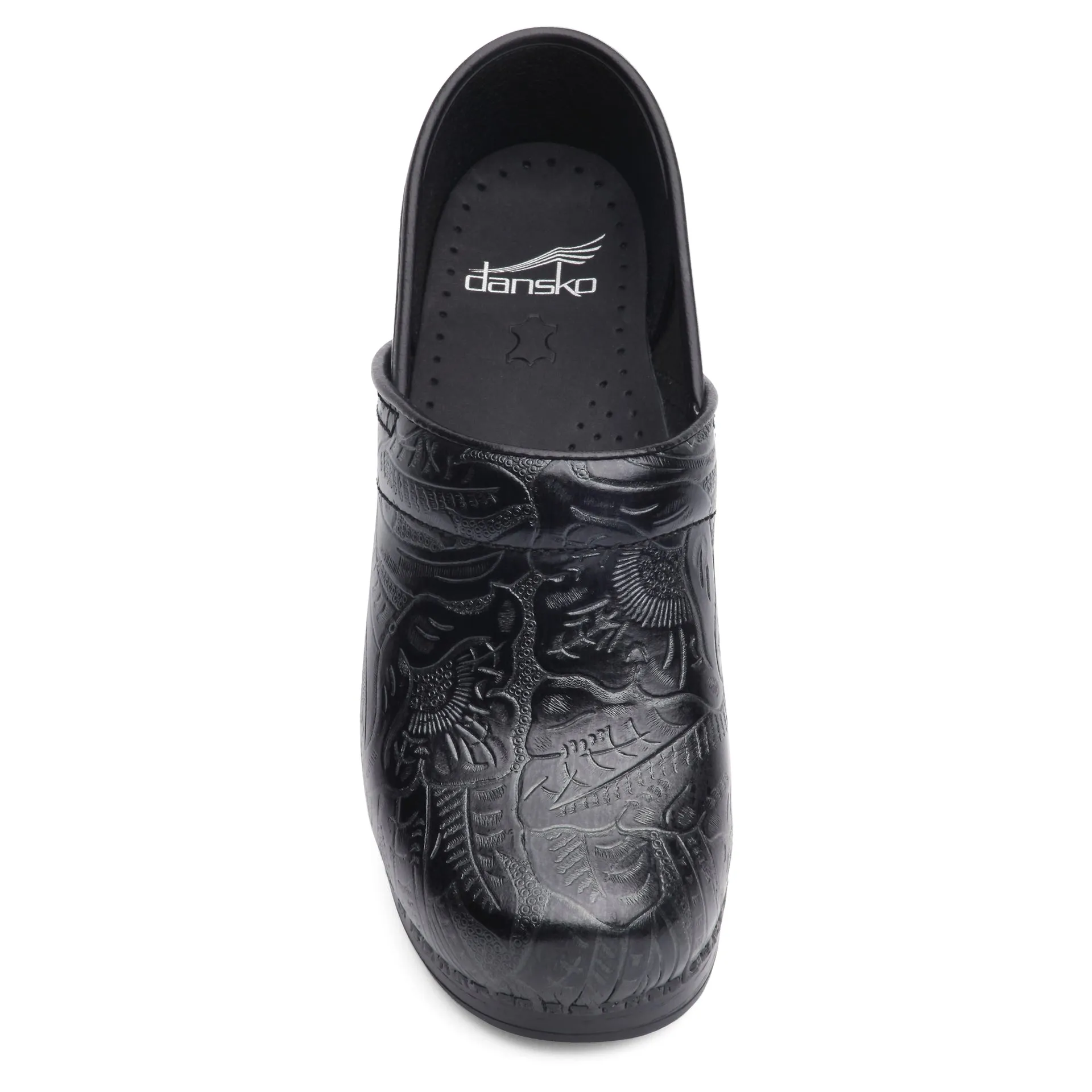 Professional - Black Tooled Clog - 906-020202