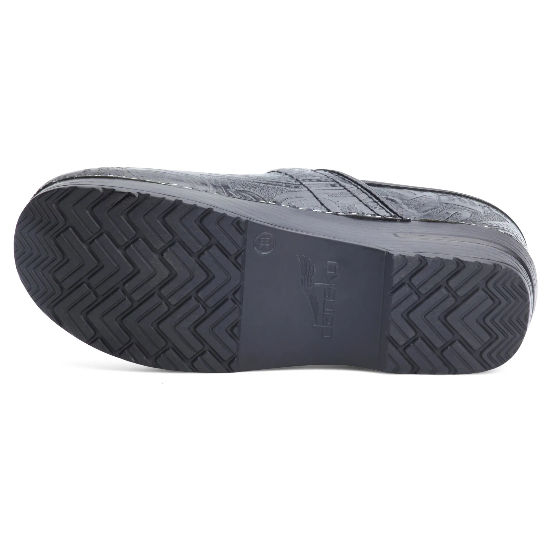 Professional - Black Tooled Clog - 906-020202