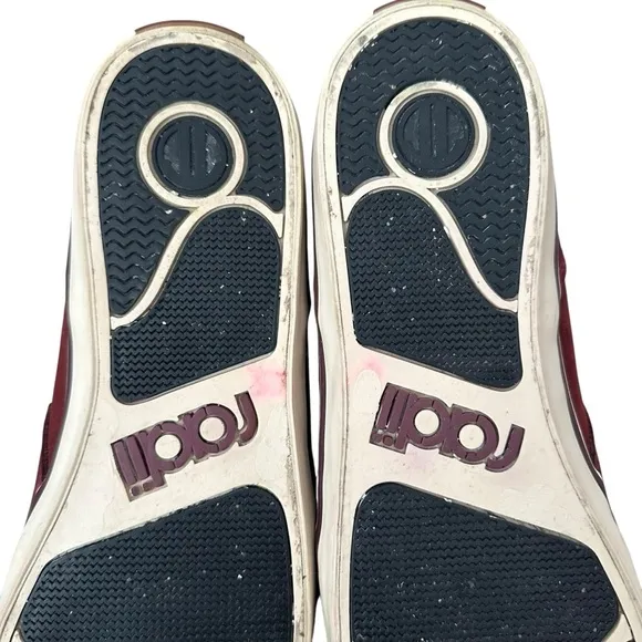Radii Men's Burgundy Suede High Top Basketball Athletic Sneakers US Size 9