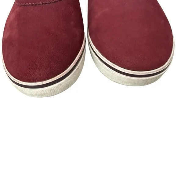 Radii Men's Burgundy Suede High Top Basketball Athletic Sneakers US Size 9