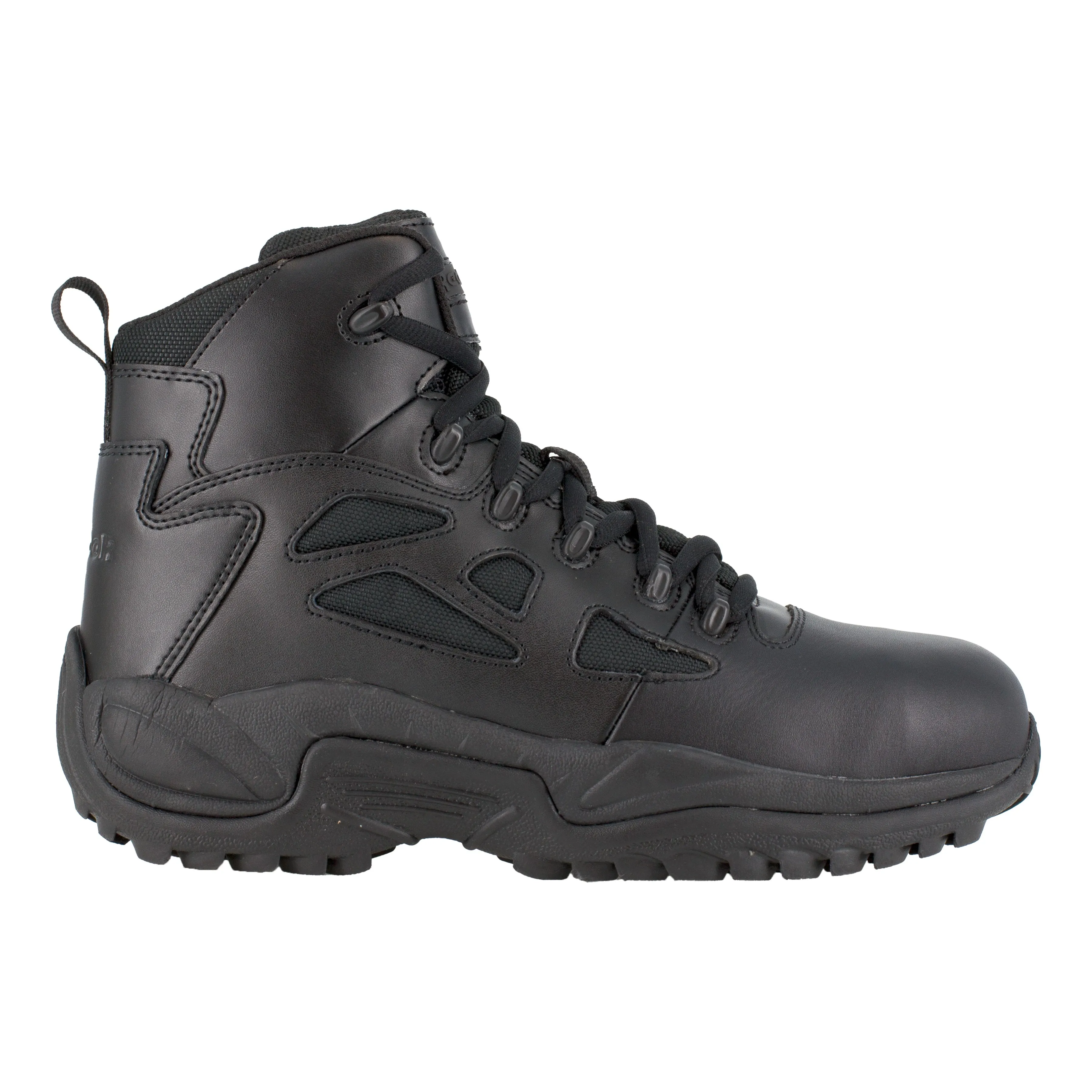 Reebok Men's Rapid Response RB 6" Comp Toe Police Duty Boot - Black - RB8674